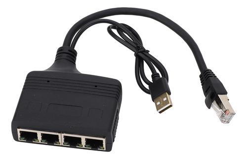 Divisor Ethernet De Red Rj45 Gigabit 1 Entrada 4 Salidas 100