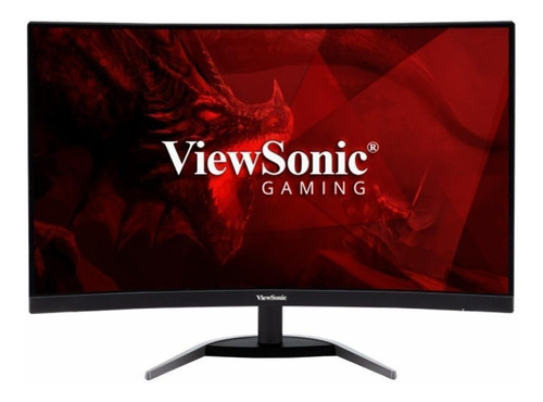 Monitor gamer curvo ViewSonic VX2768-PC-mhd led 27" negro 100V/240V