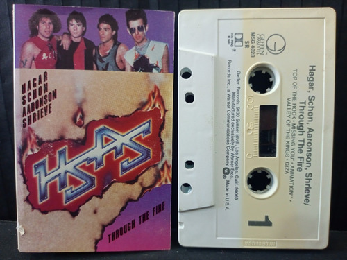 Cassette Hsas - Though The Fire 1984 Hagar / Schon