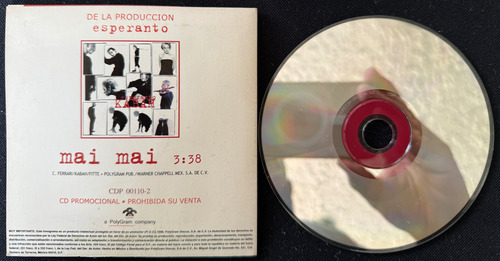 Kabah - Mai Mai Single Esperanto Sencillo María José Raro Edición Limitada (Usado)