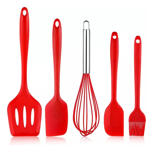comprar Set De 5 Espátulas De Silicon Premium