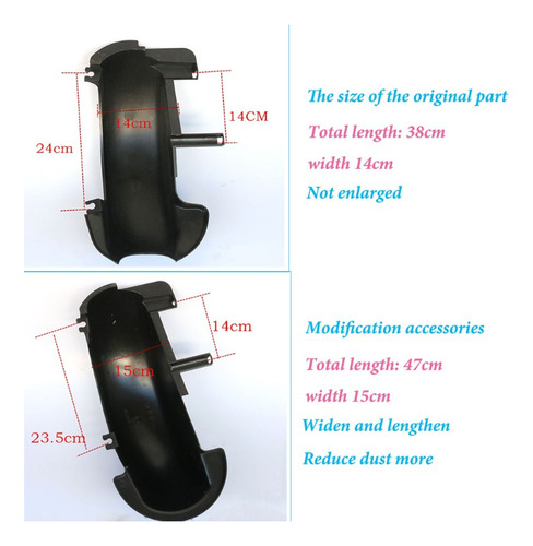 Guardabarros Trasero Para Yamaha Jog100 Xc100 Fc Forcex 100