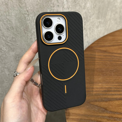 Funda Para iPhone Con Magsafe Diseño De Bloques De Color