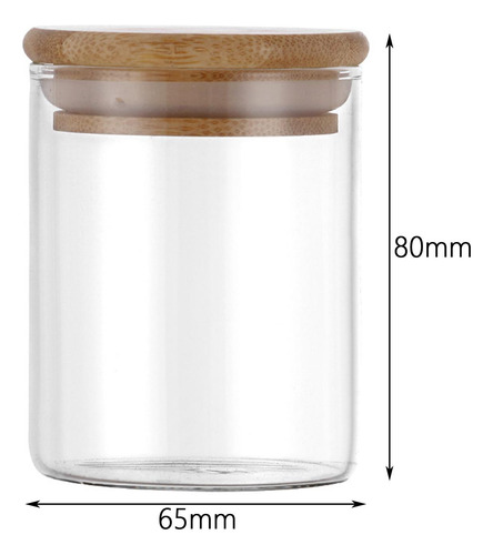 Botella De Vidrio Sellada Transparente Mini Artesanías