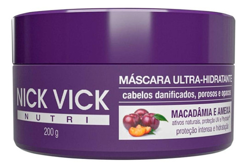 Nick & Vick Nutri-hair Hidratante Máscara 200g Blz