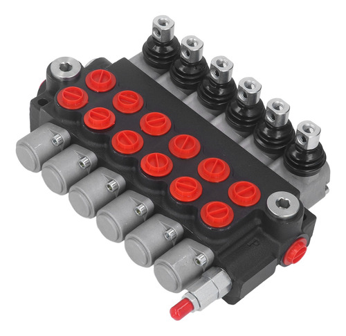 Válvula De Control Del Cargador De Tractor Hidráulico, 6 Bob
