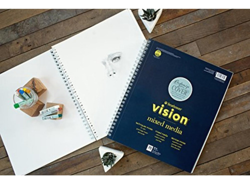 Strathmore 662-55 Vision Mixed Media Pad 5.5 X 8.5 Color