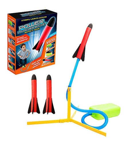 Lanza Cohetes Juego Infantil Stomp Rocket