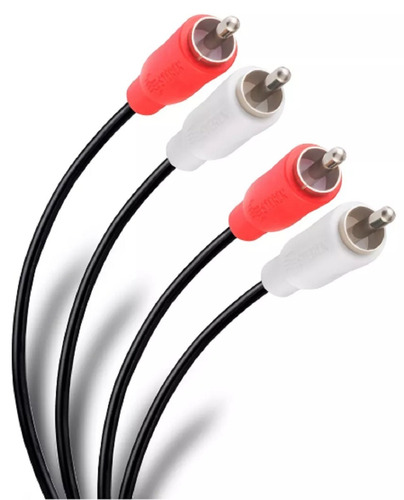 Cable De Audio 2 Plug Rca A 2 Plug Rca 3.6 Mts Envio Gratis