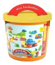 Comprar Balde 40 Bloques Mis Ladrillos  Preescolar Armar Animales