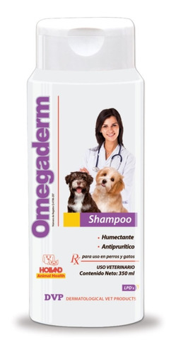 Shampoo Omegaderm 350 Ml Ácidos Grasos Mascotas