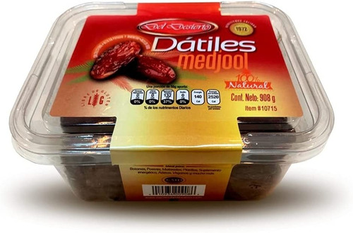 Datiles Medjool Premium Gruesos 908g Datil