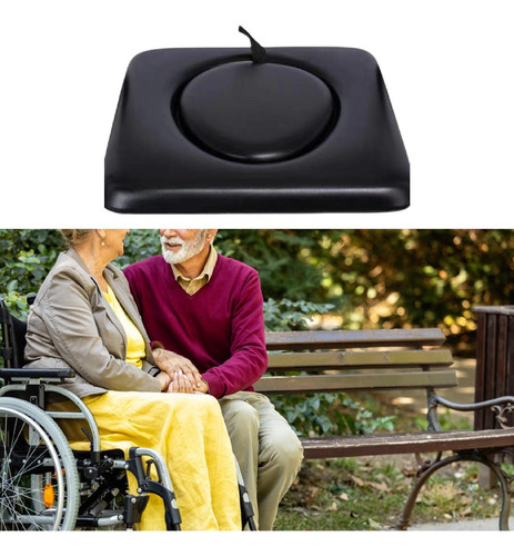 Pu Commode Almohadilla De Asiento De Agujero Redondo