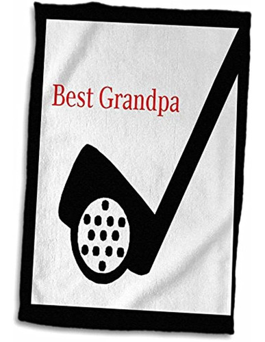 3d Rose Grandpa N Golf Twl_19982_1 Toalla, 15  X 22