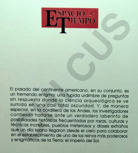 El Imperio Del Sol - Espacio Y Tiempo - Esoterismo (Usado)