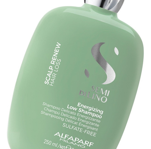 Imagen 5 de 5 de Alfaparf Semi Di Lino Shampoo Energizante Pelo Débil X 250ml