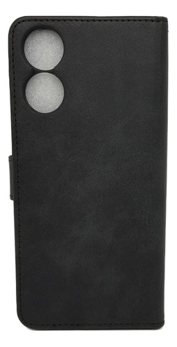 Funda Libro Para Tcl 50 5g *jyd Celulares* Negro Cue Con Cubre Camara