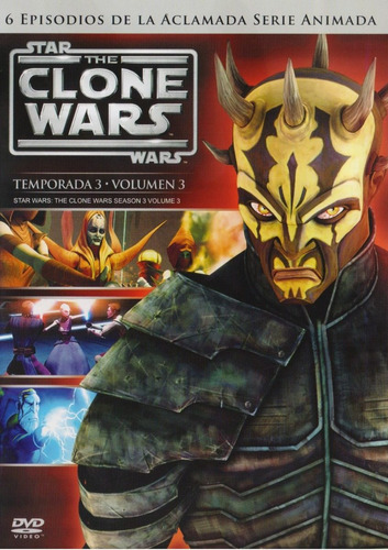 Star Wars The Clone Wars Temporada 3 Volumen 3 Dvd