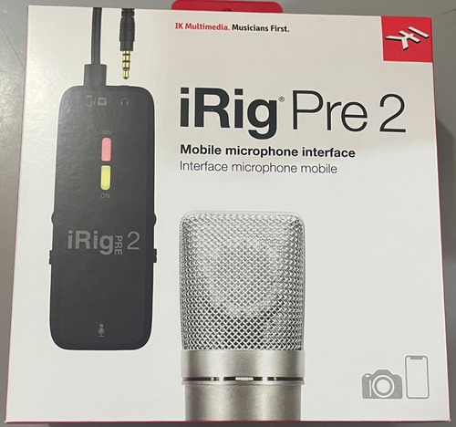 Irig Pre2 Preamplificador De Microfonos 