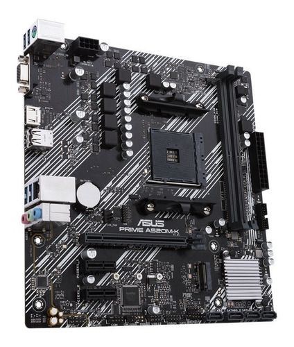 Imagen 3 de 10 de Motherboard Asus A520m-k Amd Compatible Ryzen 3ra Gen M2