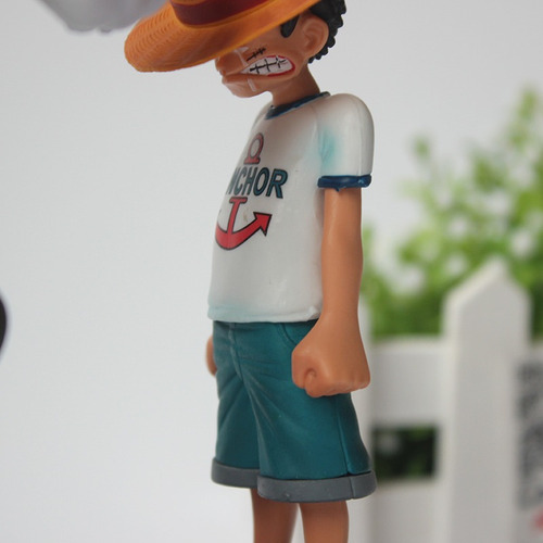 One Piece Luffy E Shanks Action Figure S/ Caixa
