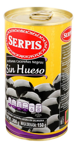 Aceitunas Sin Hueso Serpis 350 G