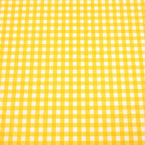 Mantel Rectangular Impermeable De Vinilo Amarillo 152 Cm