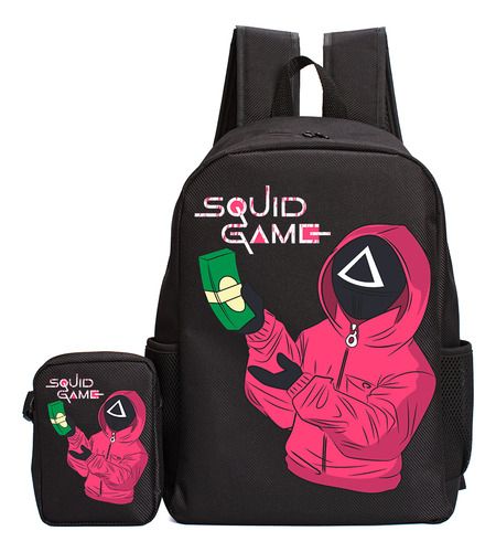 Kit Mochila E Bag Round Six Triangulo Mascarado Squid Game