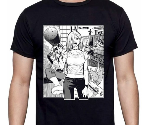 Chainsaw Man - Power Black - Polera Anime