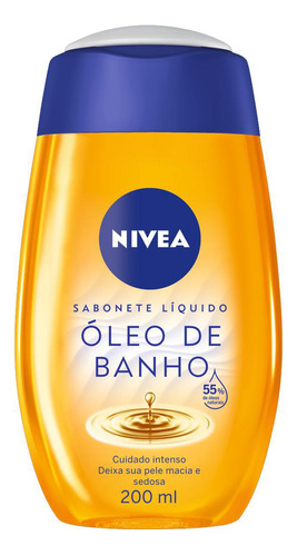 Sabonete Líquido Nivea Óleo De Banho 200ml