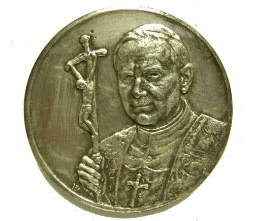 Gran Medalla De Plata, Papa Juan Pablo 2º Visita Al Uruguay.