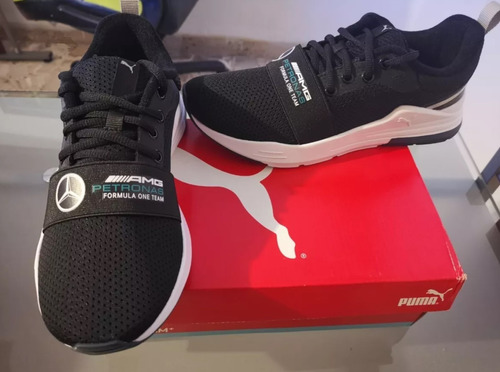 Tenis Puma Mapf1 Mercedes F1 Wired Run Para Hombre 25 Y 25.5