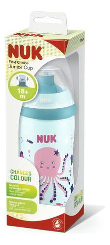 Vaso Nuk Junior Cup Efecto Camaleón 300 Ml. 18m+ Rosa