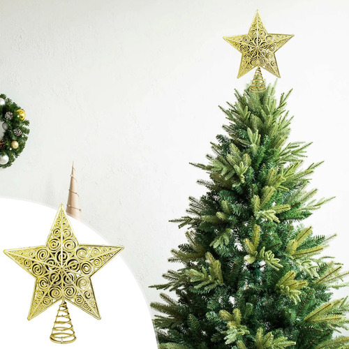 O Christmas Pentagrama Navideño De Plástico Galvanizado T 40