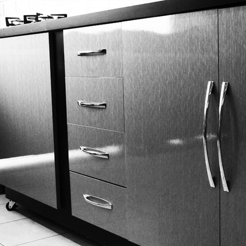 Imagem 3 de 5 de Adesivo Envelopamento Geladeira Aço Escovado Inox 6m X 1m