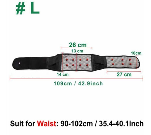 Imagen 7 de 10 de Cinturon Para Lumbalgia Y Ciatica (biomagnetismo)