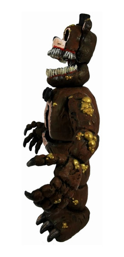 Imagen 6 de 6 de Figura Nightmare Freddy Animatronic Five Nights 22cm Luz Dr