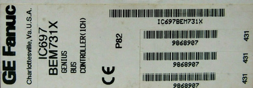 New Sealed Ge Fanuc Ic697bem731x Bus Controller Module Bbx