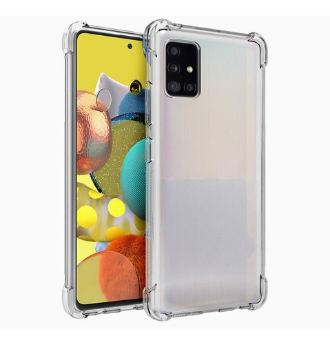 Case Transparente Airbag Para Samsung A31/ A51/ A71/ Bumper