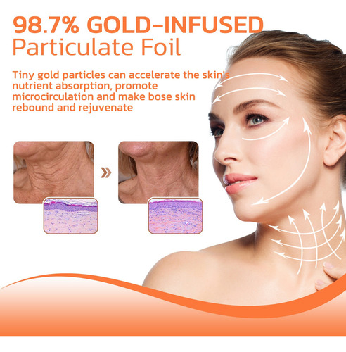Fk Suero Reverso De Péptidos De Oro De 24 Quilates