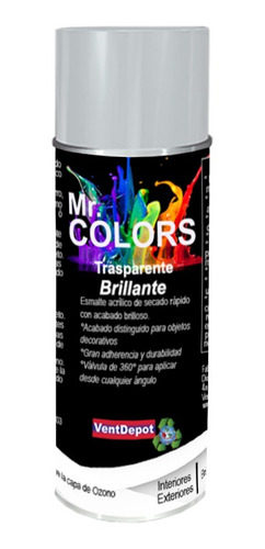 Spray De Pintura Barata, Mxryl-001, Trasparente, Brilloso