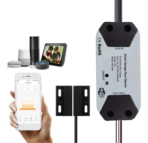 . Controlador Wifi Tuya Garage Controller Opener Door App