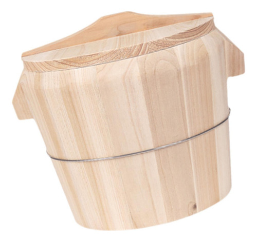 Cubo De Arroz Humeante De Madera, Recipiente Diámetro 21cm