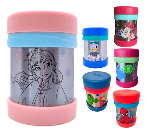 Termo Para Comida Keep 350cc Disney Niño-niña Color Rosa Frozen