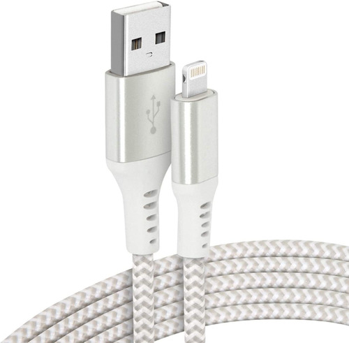 Realm Nylon Trenzado Lightning A Usb A - Cargador Para Iphon