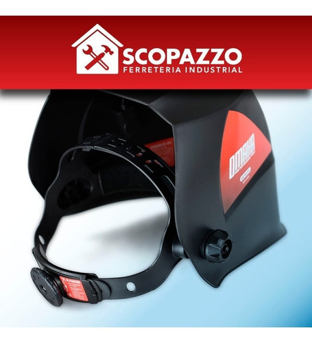 Imagen 5 de 10 de Mascara Fotosensible Careta Para Soldar + 2 Escuadras 11 Kg