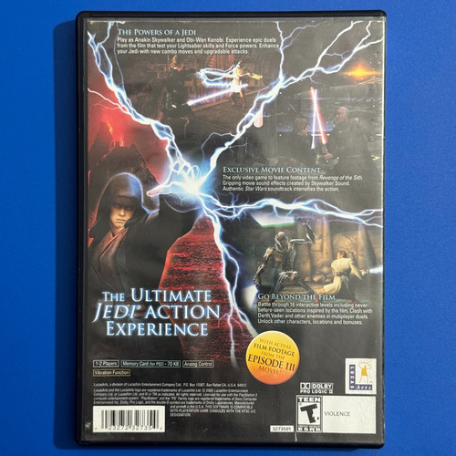 Star Wars Episode Iii Revenge Of The Sith Ps2 Original (Usado)