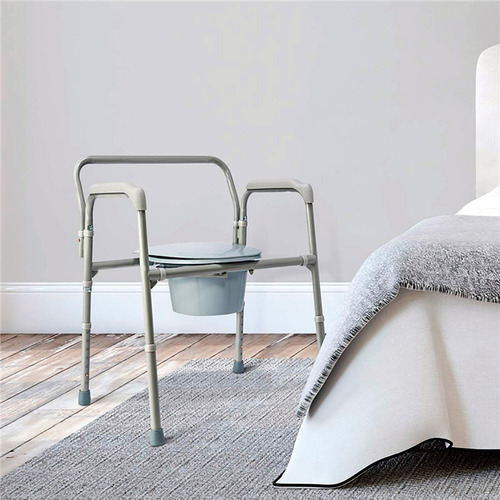 Silla Comodo 3 En 1 | Silla Para Baño Con Inodoro Plegable