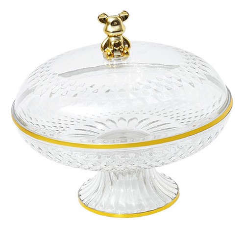 Pastel De Placa De Fruta Stand With Dome Clear Versátil