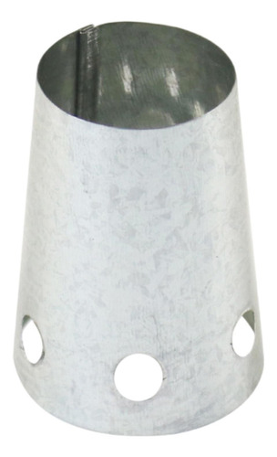 Mini Lámpara De Alcohol Parabrisas Cubierta Pequeño Plata